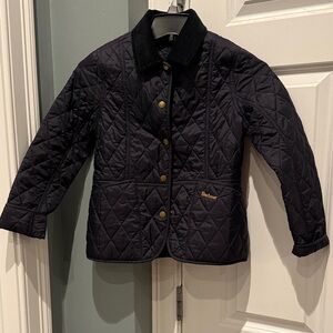 Barbour Kids Navy Quilted Jacket